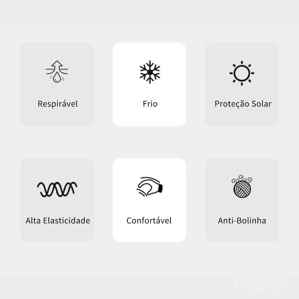 Imagem 4 do produto Manguito de Ciclismo Térmico Rockbros com Proteção Solar - Adulto