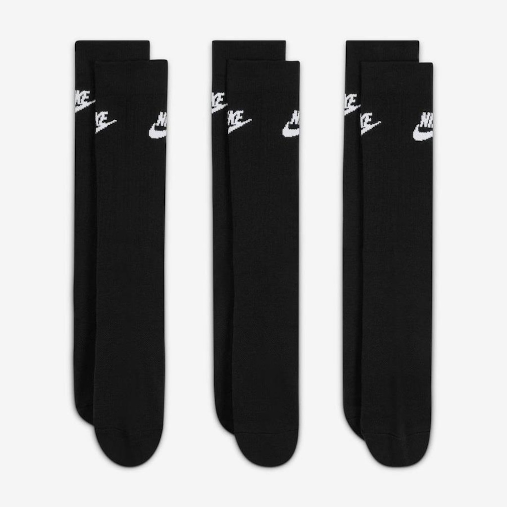 Imagem 2 do produto Meia Cano Alto Nike Sportswear Everyday Essential - 3 Pares - Adulto