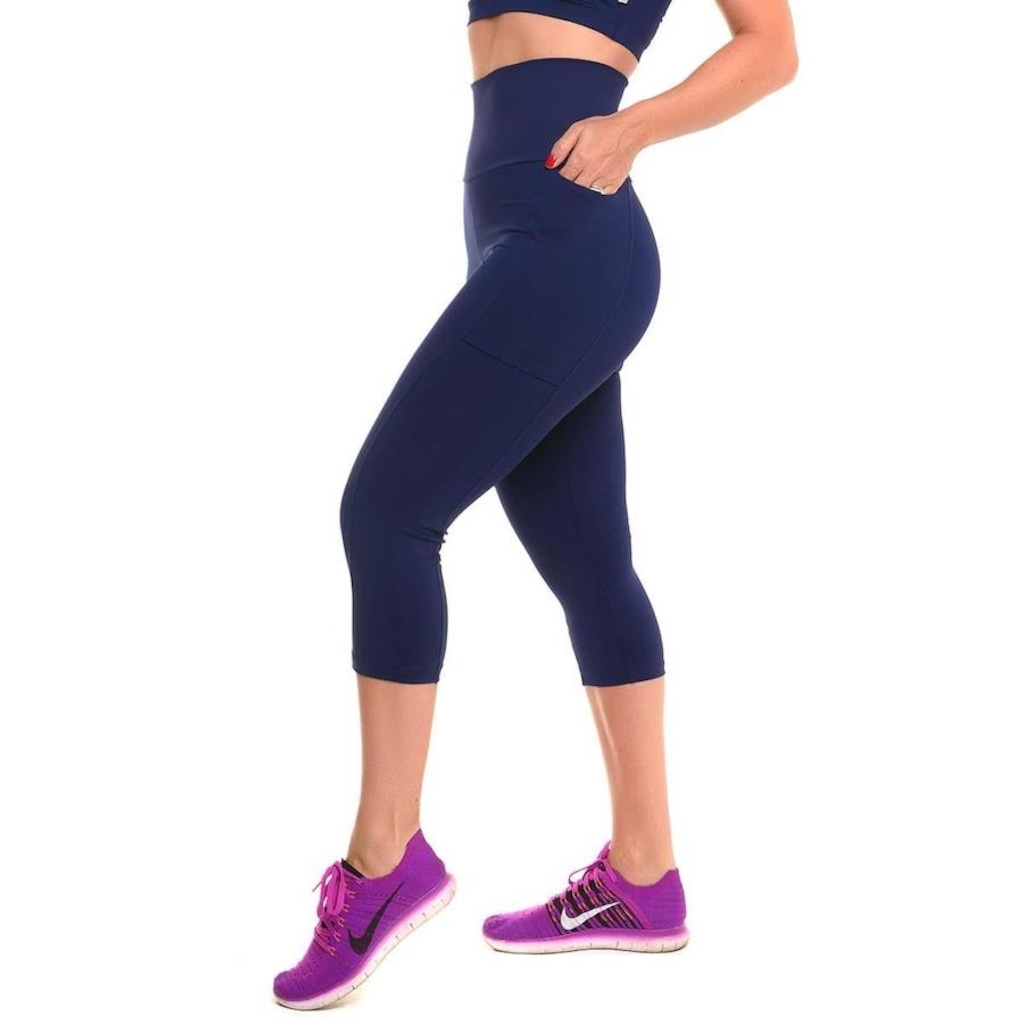 Imagem 3 do produto Calça Legging Sandy Fitness Corsário Run - Feminina