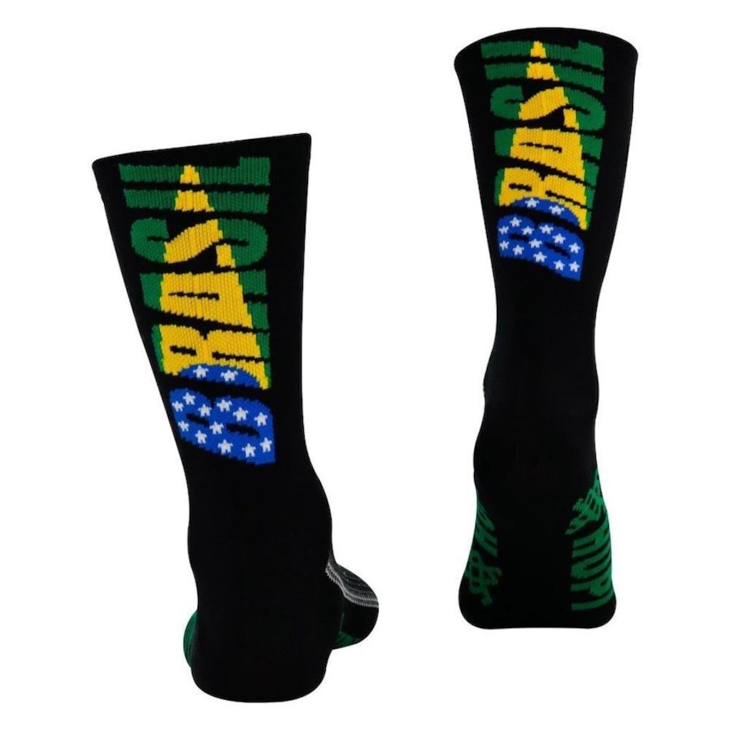 Imagem 2 do produto Meias Cano Alto HUPI Brasil 5.0 - 36 ao 42 - Adulto