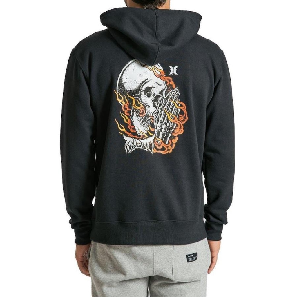 Imagem 2 do produto Blusão de Moletom Canguru Hurley Prayers - Masculino