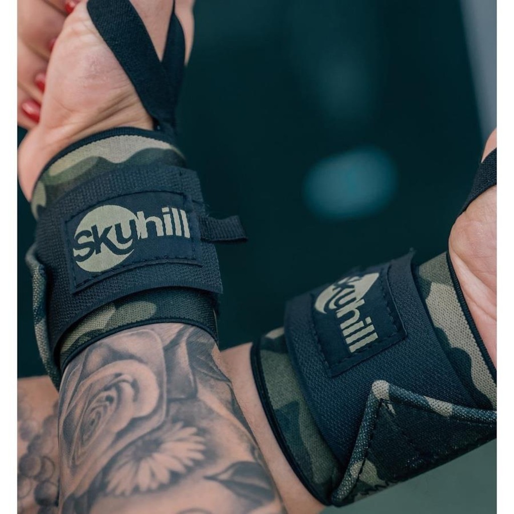 Imagem 5 do produto Munhequeira Skyhill Cross Training Elástica Ajustável - Adulto