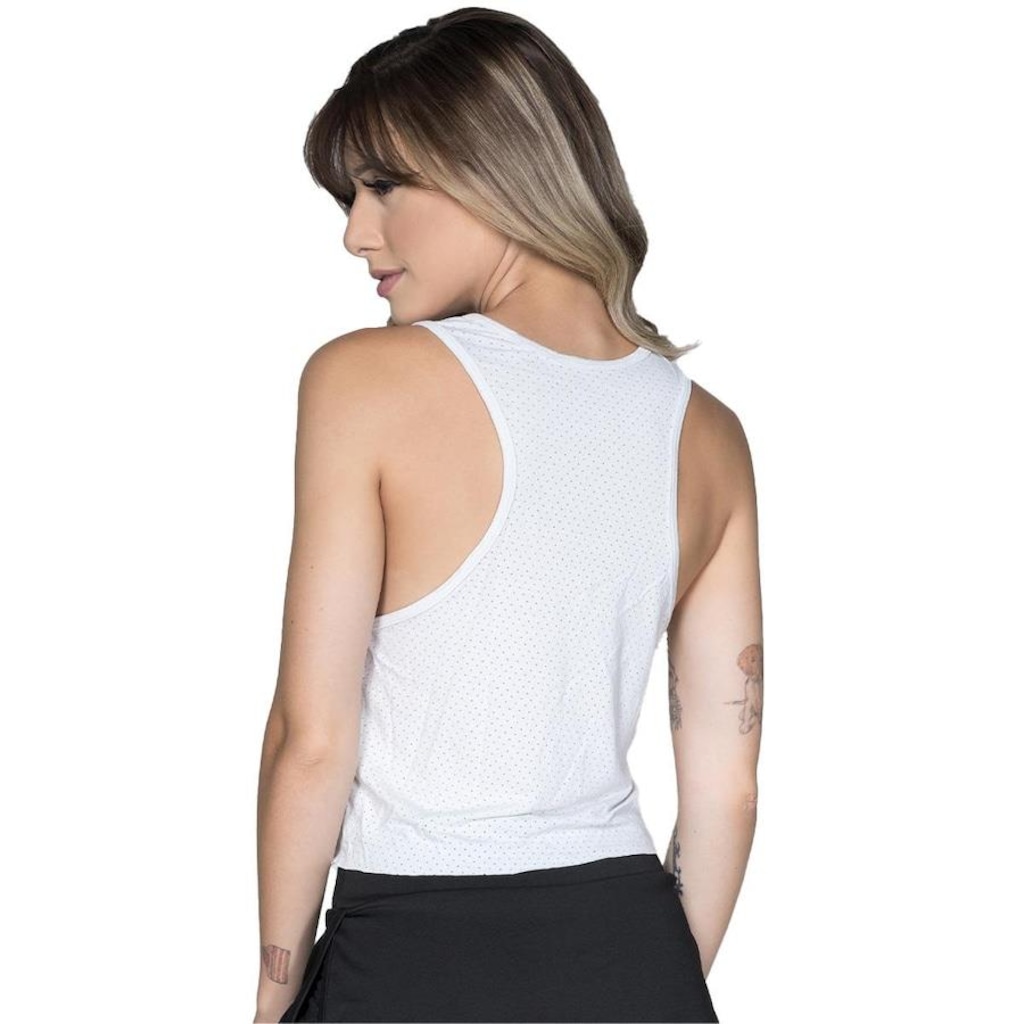 Imagem 2 do produto Camiseta Regata Cropped Vekyo Fitness Frases - Feminina
