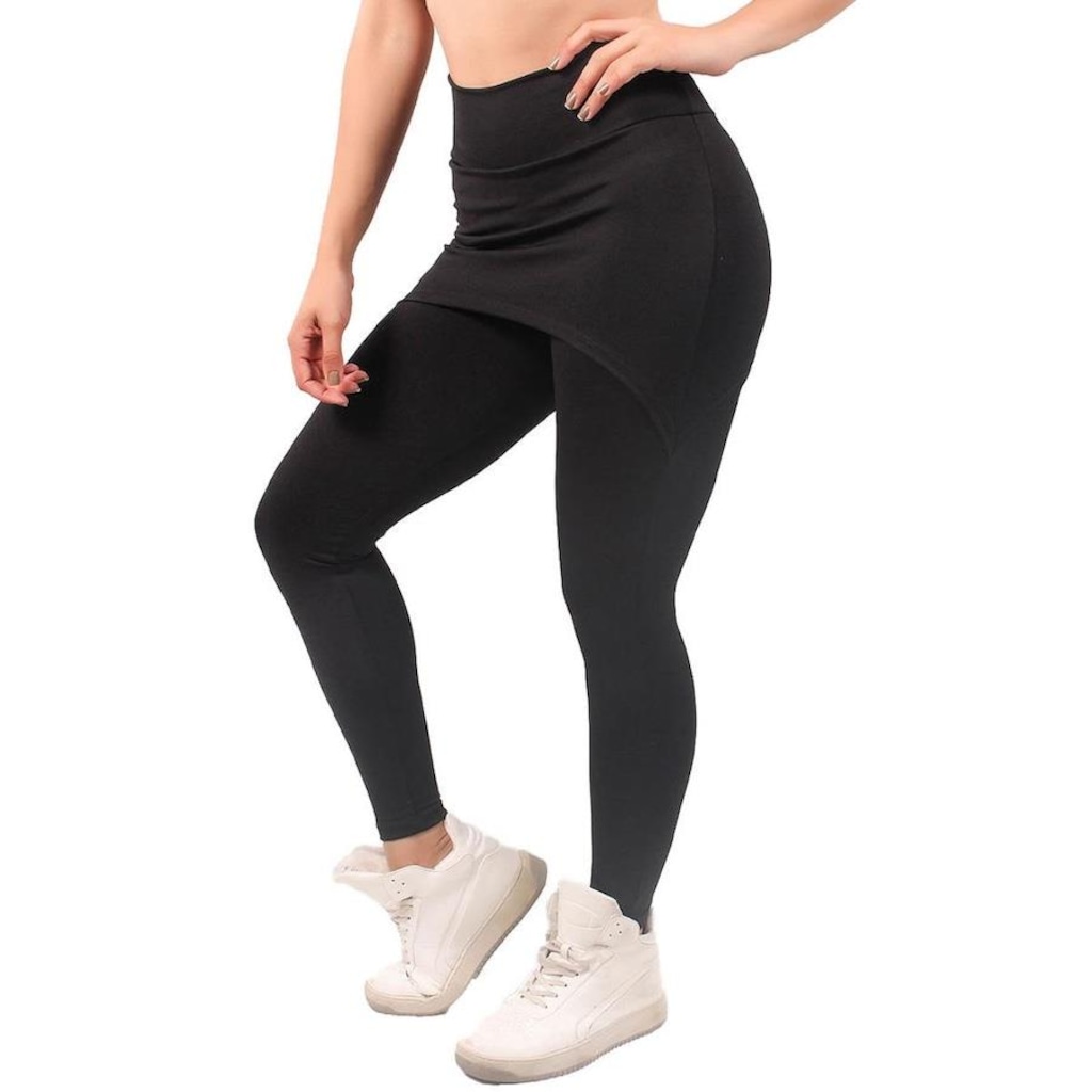 Imagem 2 do produto Calça Legging Vekyo Suplex com Saia Tapa Bumbum - Feminina
