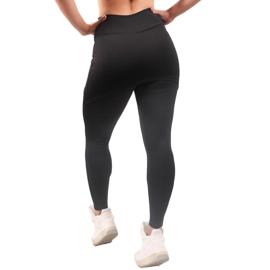 Imagem 3 do produto Calça Legging Vekyo Suplex com Saia Tapa Bumbum - Feminina