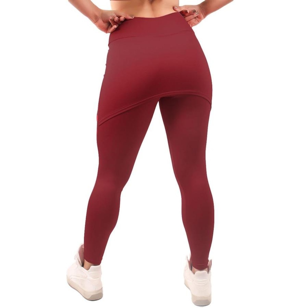 Imagem 2 do produto Calça Legging Vekyo Suplex com Saia Tapa Bumbum - Feminina