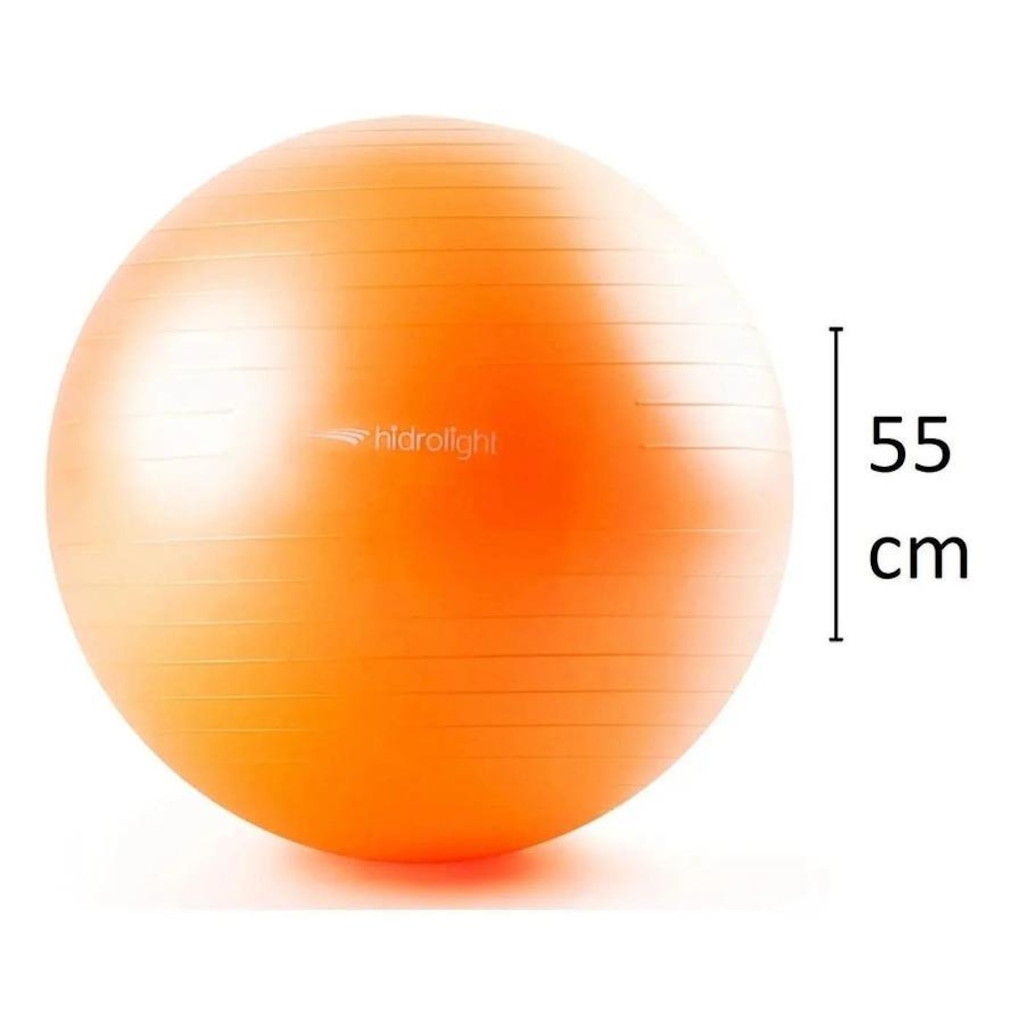 Imagem 5 do produto Bola de Exercícios Suiça com Bomba de Ar Hidrolight Academia - Pilates - Yoga - 55cm
