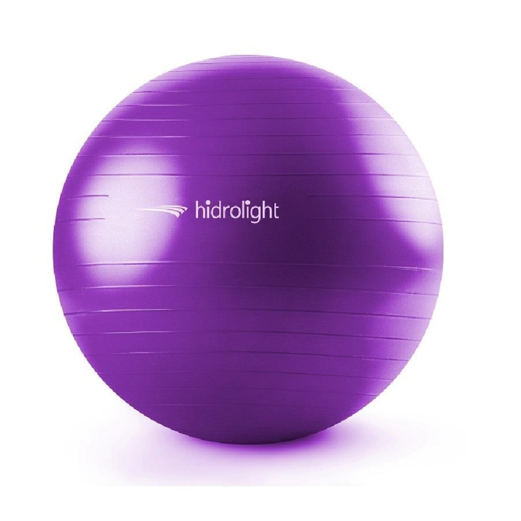 Imagem 1 do produto Bola de Exercícios Suiça com Bomba de Ar Hidrolight FL13B 65cm - Academia - Pilates - Yoga