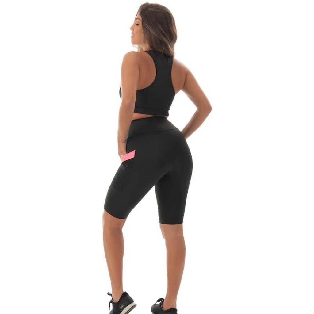 Imagem 5 do produto Conjunto Frimodas Fitness Bermuda E Top Suplex Microfibra - Feminino