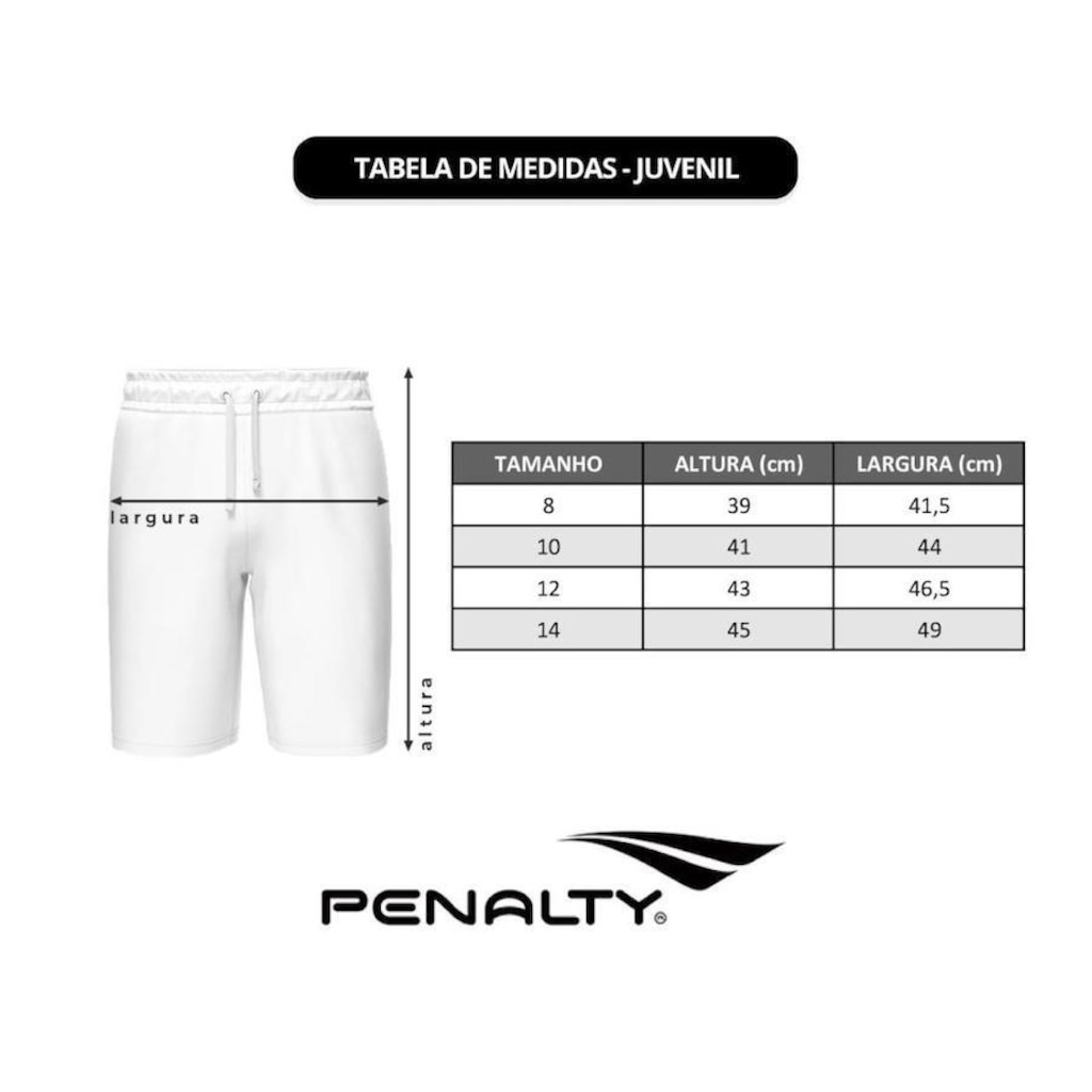 Imagem 3 do produto Calção Penalty X - 2 Unidades - Infantil