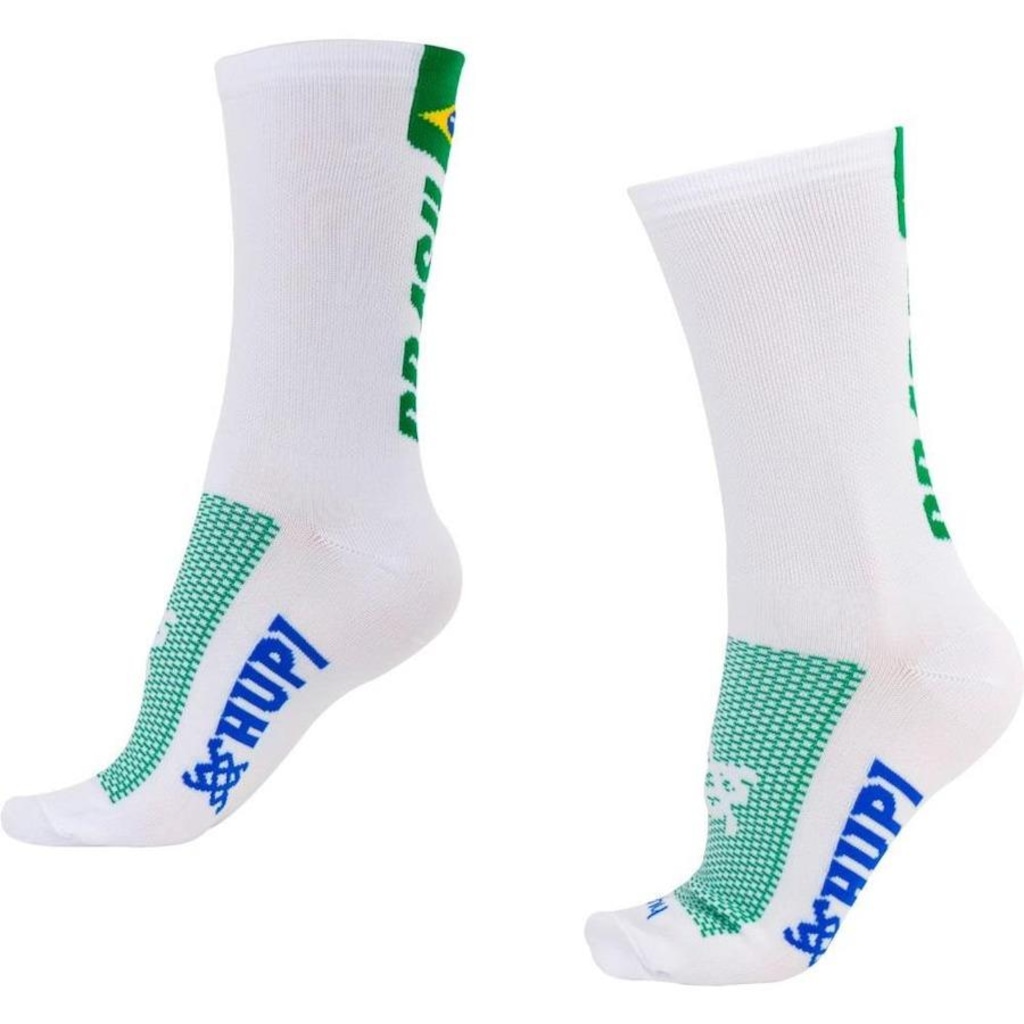 Imagem 2 do produto Meia Cano Alto Hupi Brasil - 3 pares - Adulto