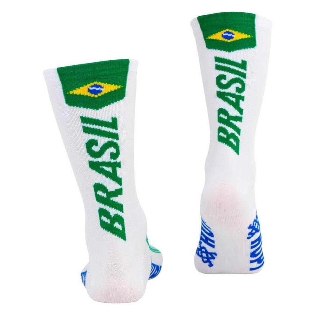 Imagem 3 do produto Meia Cano Alto Hupi Brasil - 3 pares - Adulto