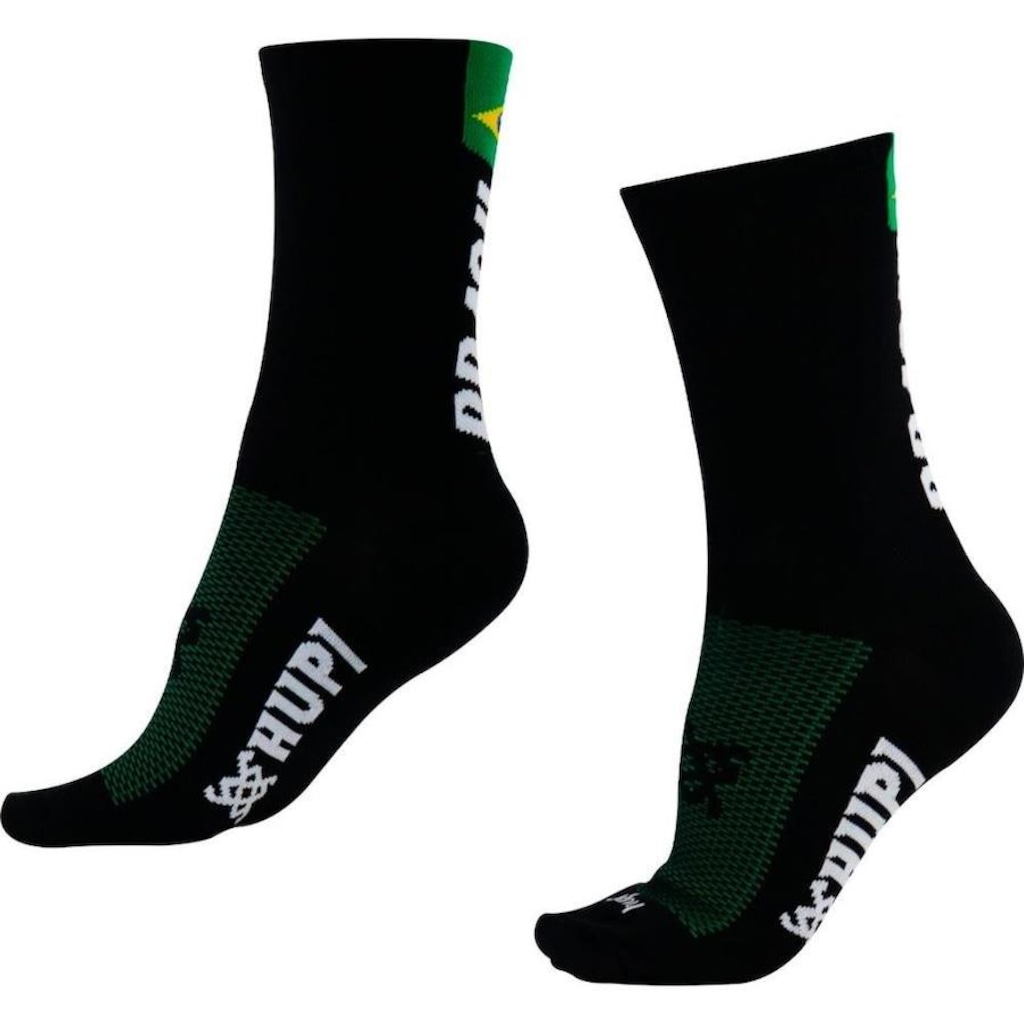 Imagem 4 do produto Meia Cano Alto Hupi Brasil - 3 pares - Adulto