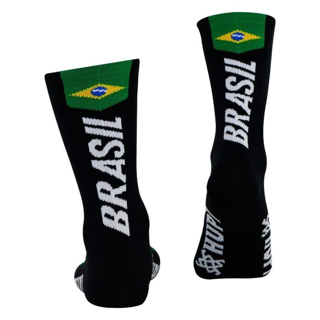 Imagem 5 do produto Meia Cano Alto Hupi Brasil - 3 pares - Adulto