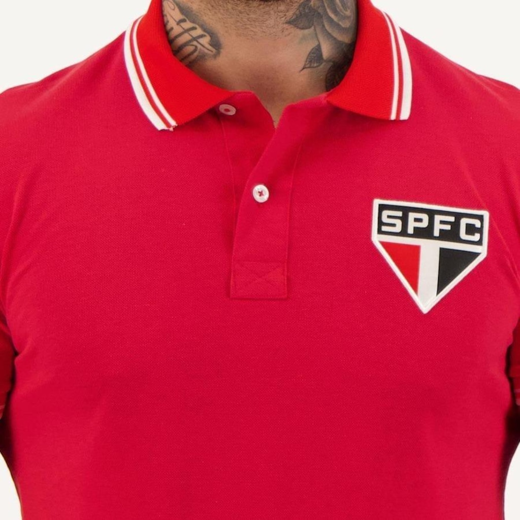 Imagem 4 do produto Camisa Polo do São Paulo Futfanatics Stripe - Masculina