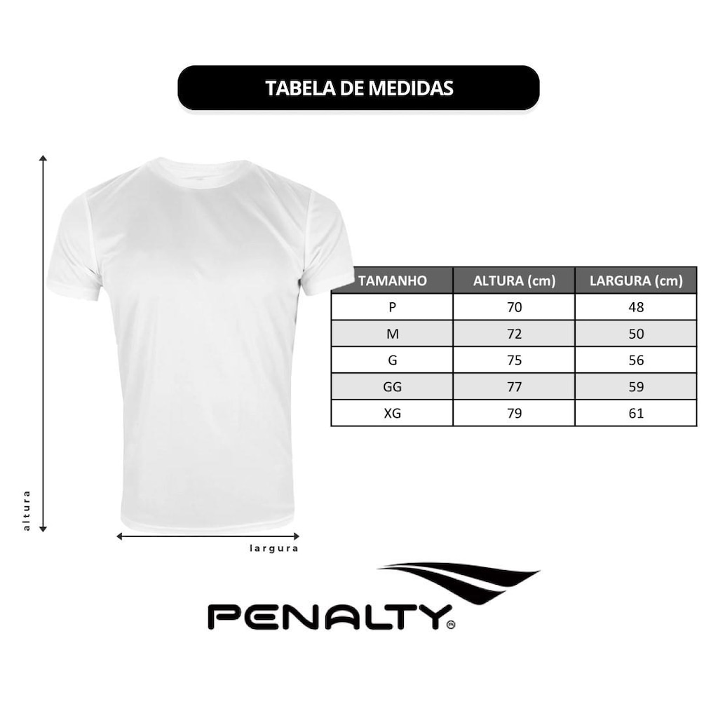 Imagem 5 do produto Kit Camiseta Regatas Penalty X com 3 Unidades - Masculina