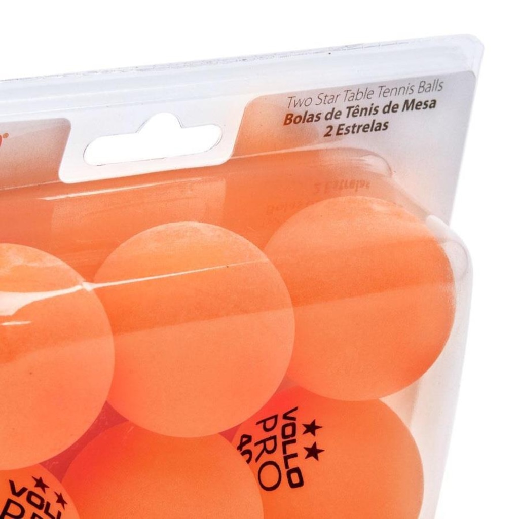 Imagem 2 do produto Bola de Tênis de Mesa Vollo 2 Estrelas com 6 Unidades