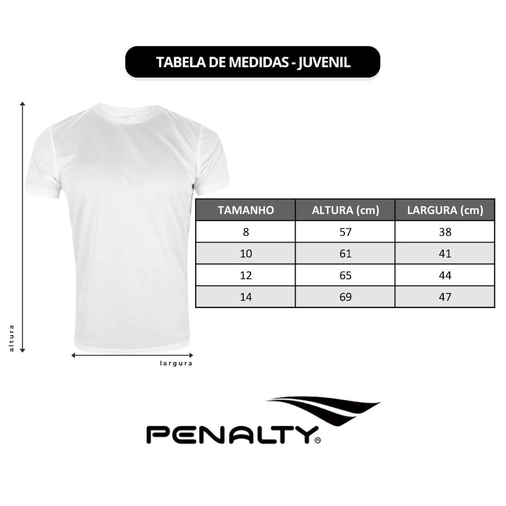 Imagem 4 do produto Kit Penalty: Camiseta + Calção X - Infantil