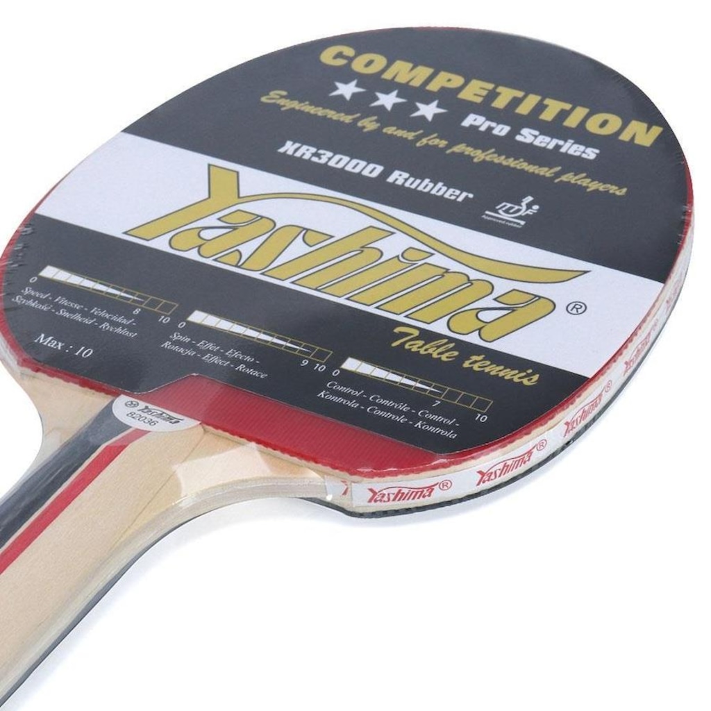 Imagem 2 do produto Raquete de Tênis de Mesa Yashima ITTF Lisa XR3000 Competition Pro Series