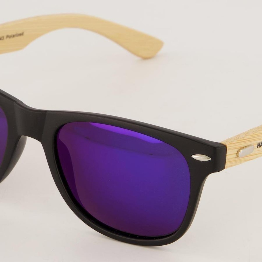 Imagem 3 do produto Óculos de Sol Unissex Hang Loose Bamboo Polarizado UV - Adulto