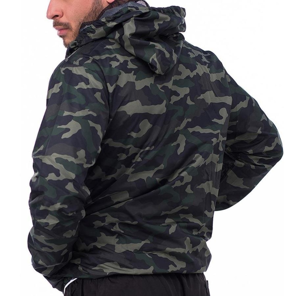Imagem 3 do produto Jaqueta Corta Vento New Fox para Ciclismo Bike Moto com Capuz - Masculina