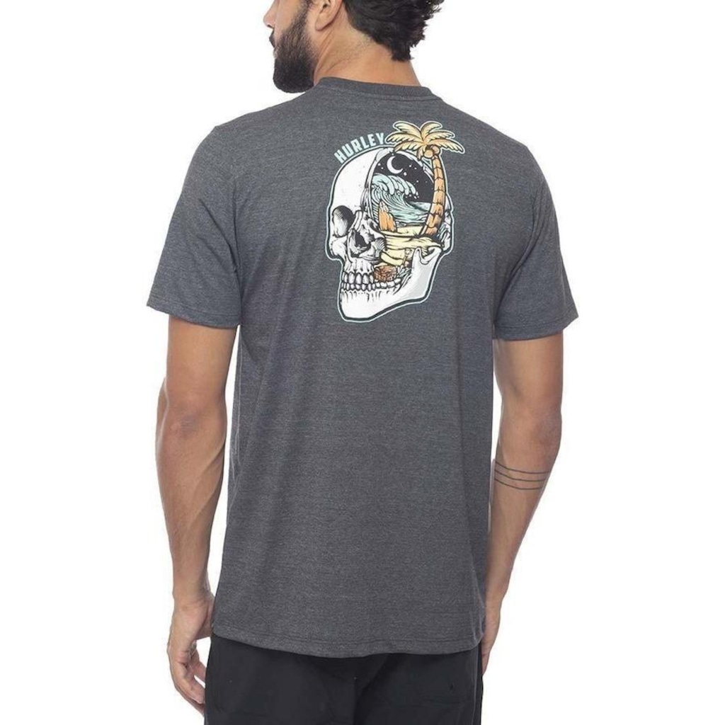 Imagem 2 do produto Camiseta Hurley Silk Skull Night - Masculina