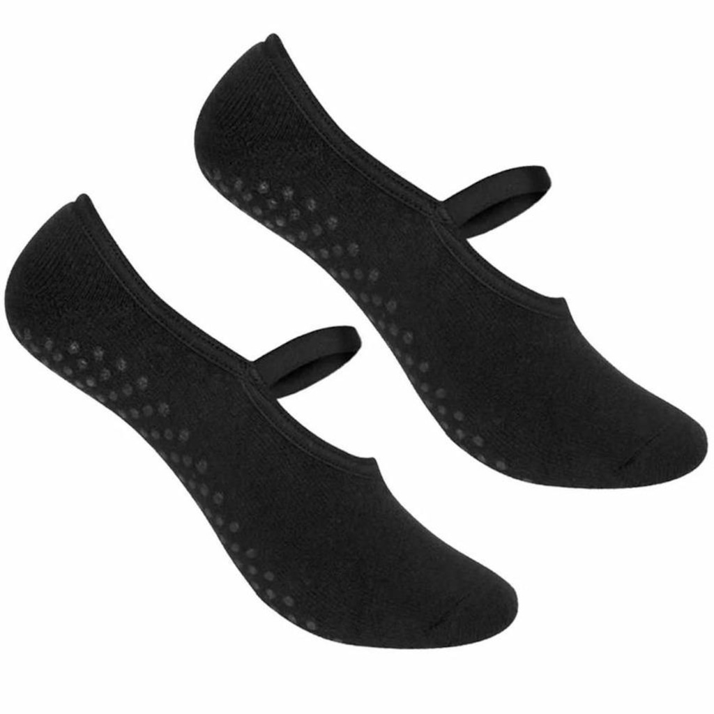 Imagem 4 do produto Kit de Meias Selene Sapatilha Antiderrapante - 3 Pares - Feminino