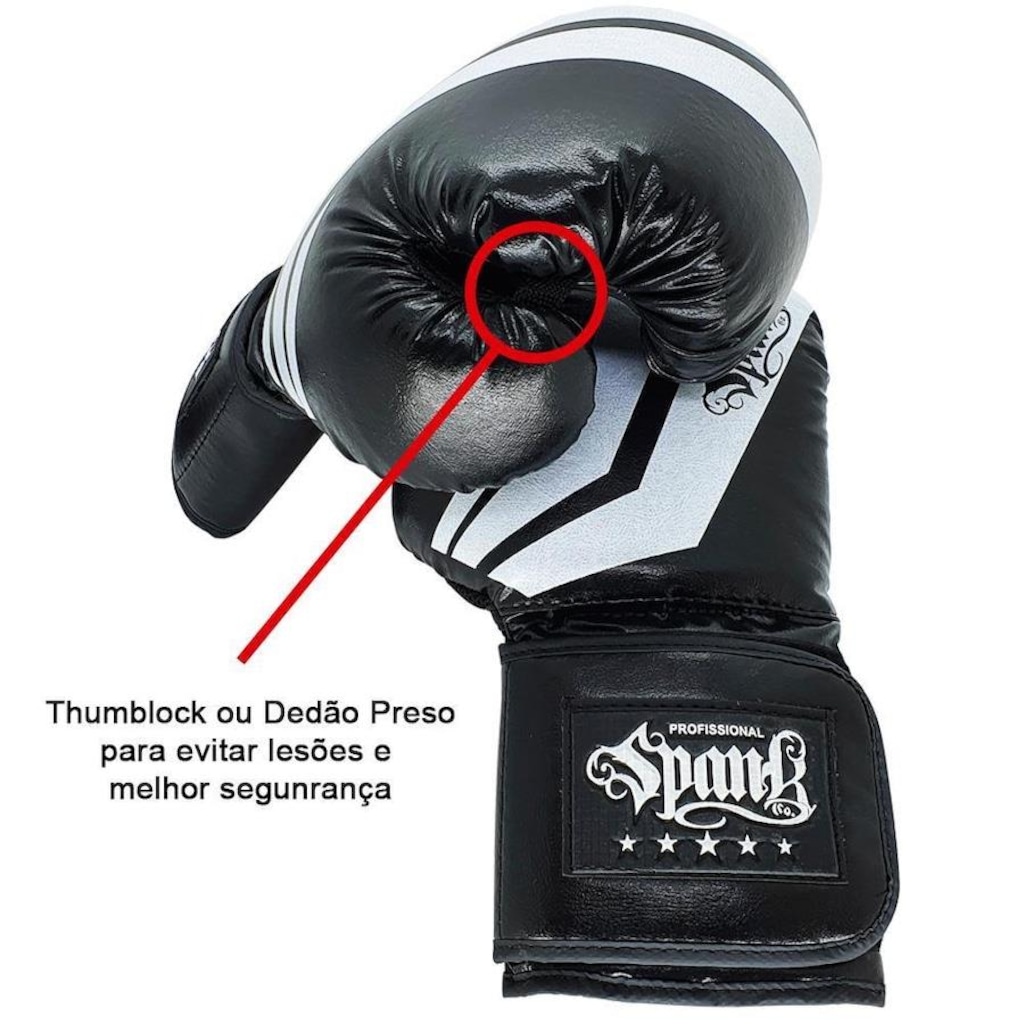 Imagem 3 do produto Luva de Boxe E Muay Thai Semi-Pro Spank -