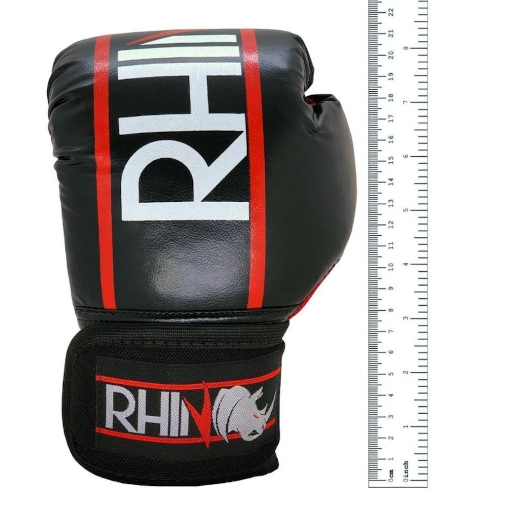 Imagem 2 do produto Luva de Boxe Muay Thai Kickboxing Treino Box Rhino - Infantil