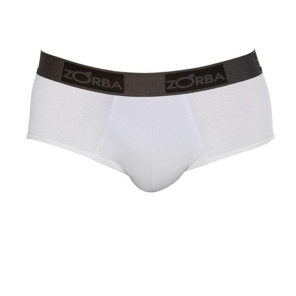 Imagem 2 do produto Kit de Cuecas Slip Zorba Comfort - Adulto - 6 unidades