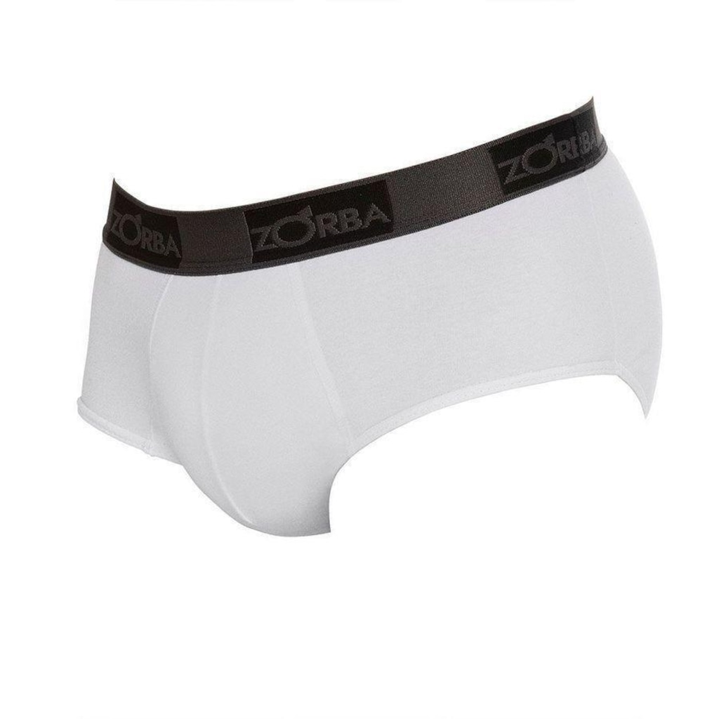 Imagem 3 do produto Kit de Cuecas Slip Zorba Comfort - Adulto - 6 unidades