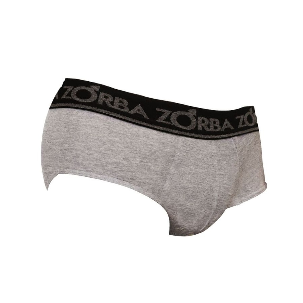 Imagem 3 do produto Kit de Cuecas Slip Zorba Comfort - Adulto - 6 unidades