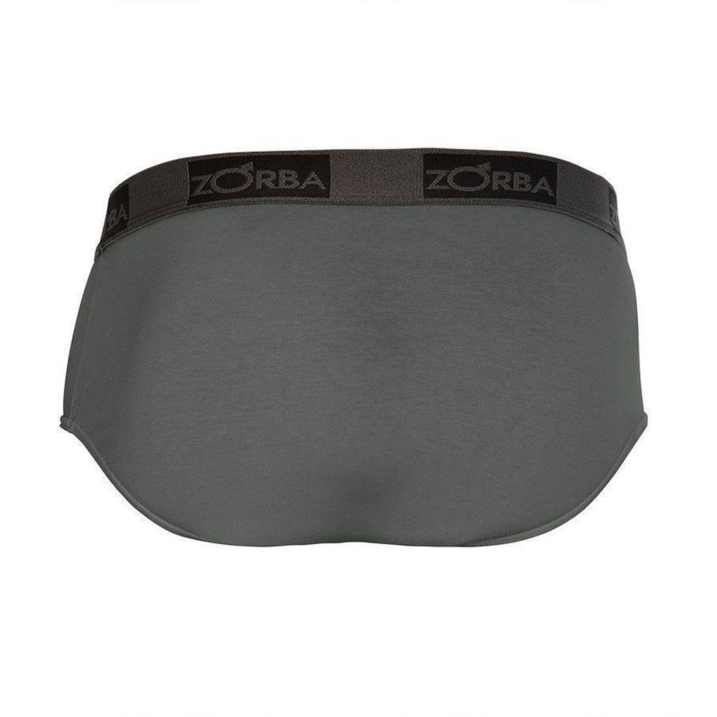Imagem 4 do produto Kit de Cuecas Slip Zorba Comfort - Adulto - 6 unidades