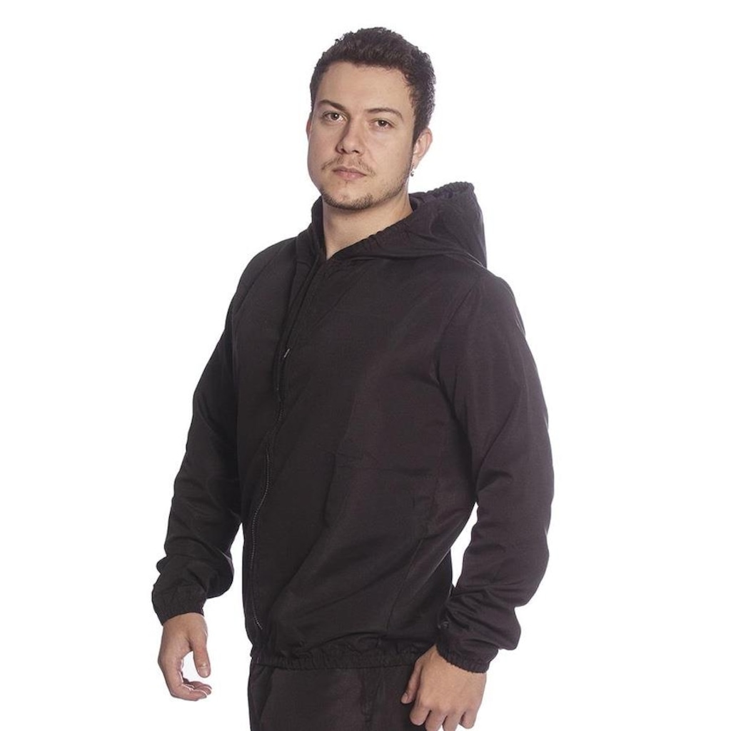 Imagem 4 do produto Jaqueta Corta Vento com Zíper e Capuz TM001 New Fox - Masculina