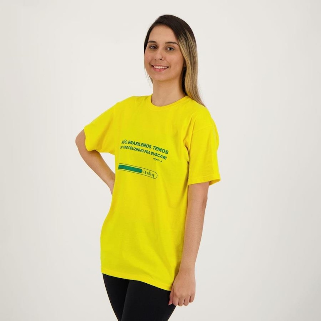 Imagem 2 do produto Camiseta Futfanatics Brasil Trofeuzinho - Masculina
