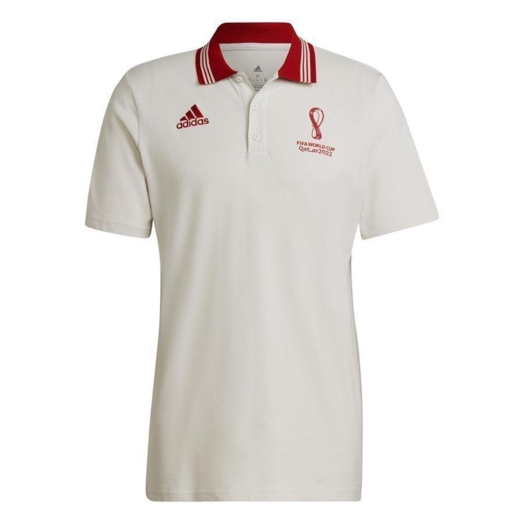 Imagem 2 do produto Camisa Polo adidas Oficial Copa do Mundo Fifa 2022 - Masculina