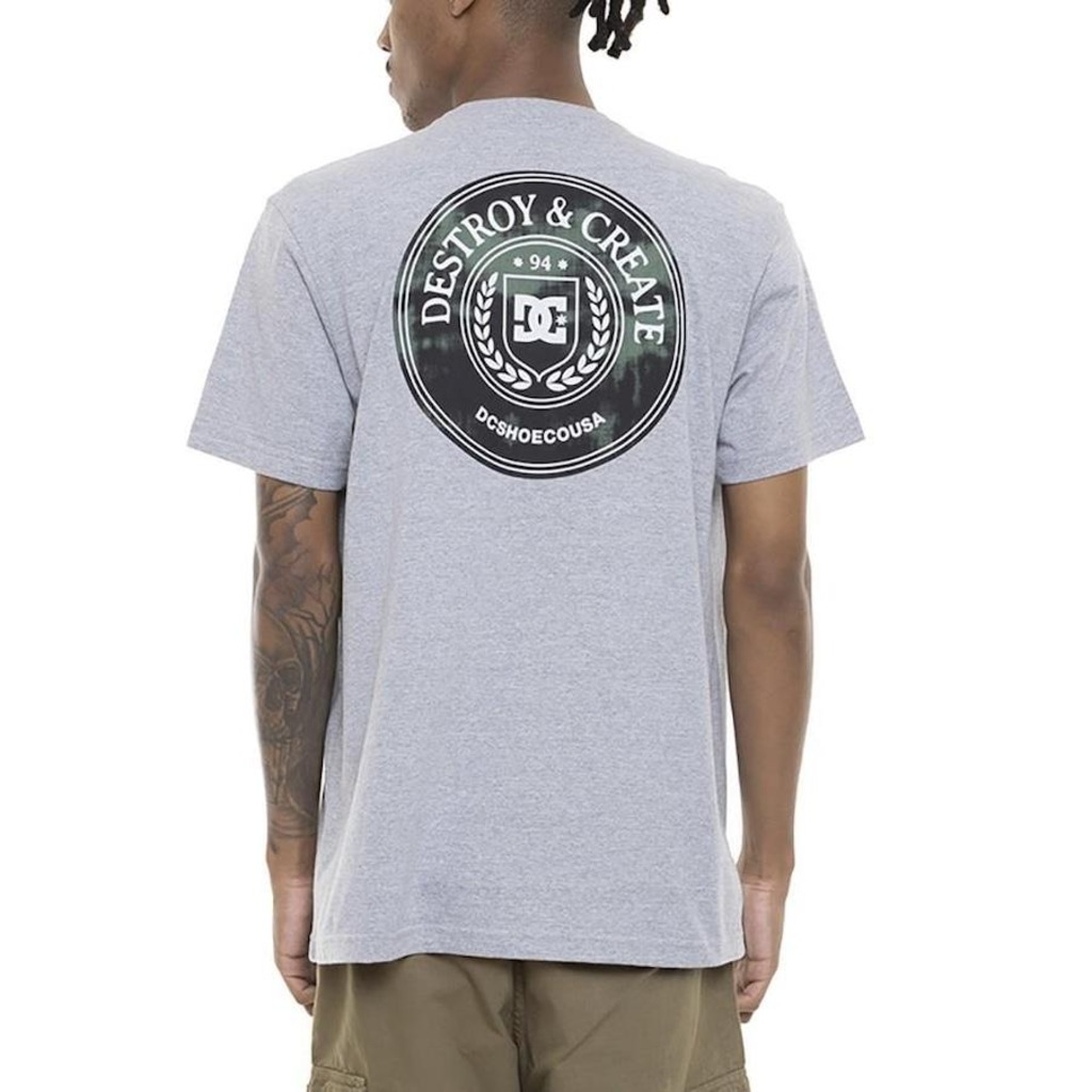Imagem 2 do produto Camiseta Dc Shoes Black Op Crest - Masculina