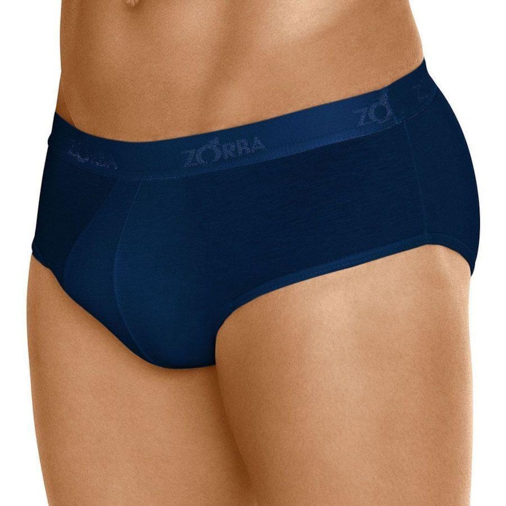 Imagem 3 do produto Kit Cuecas Slip Zorba Modal 688 - 3 Unidades - Masculina