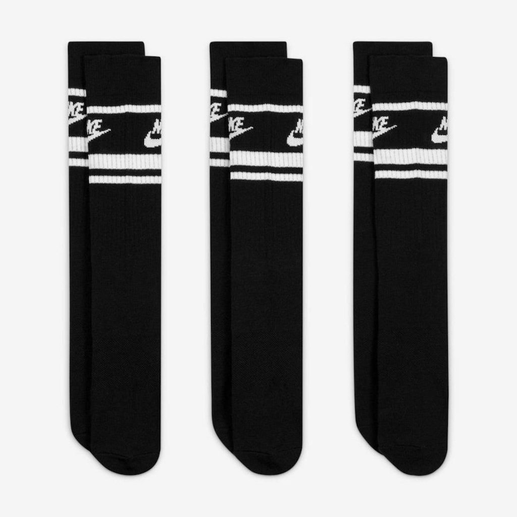Imagem 2 do produto Kit de Meias Cano Alto Nike Sportswear Everyday Essential - 3 Pares