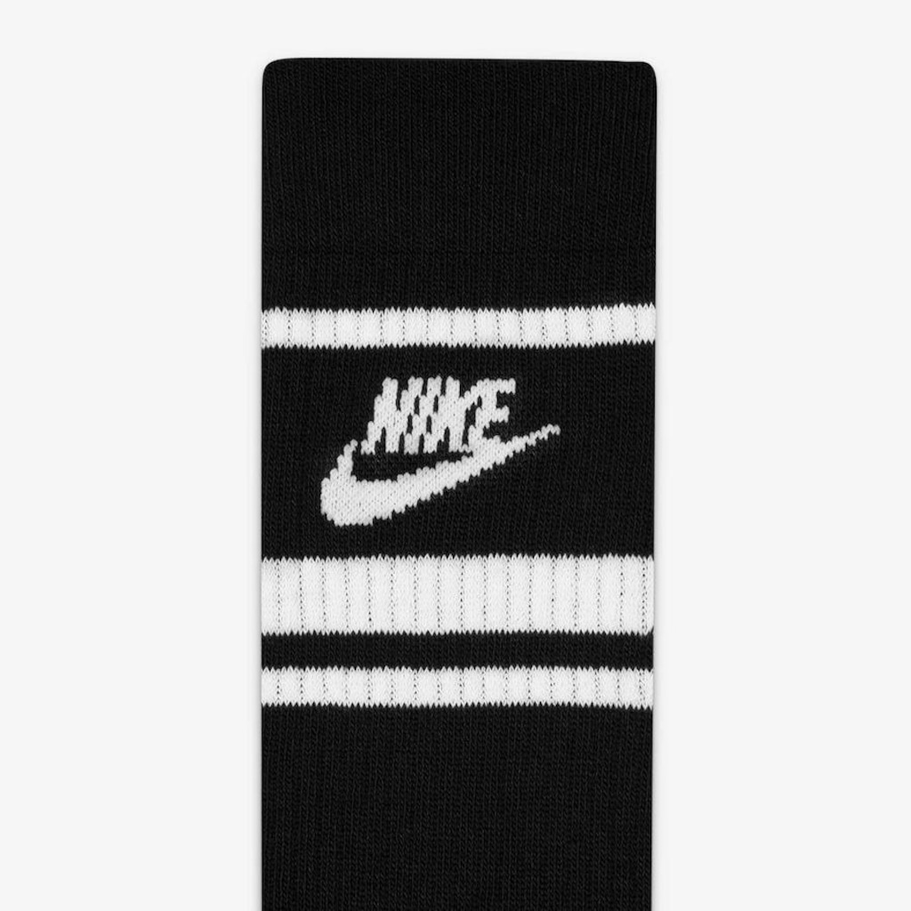 Imagem 3 do produto Kit de Meias Cano Alto Nike Sportswear Everyday Essential - 3 Pares