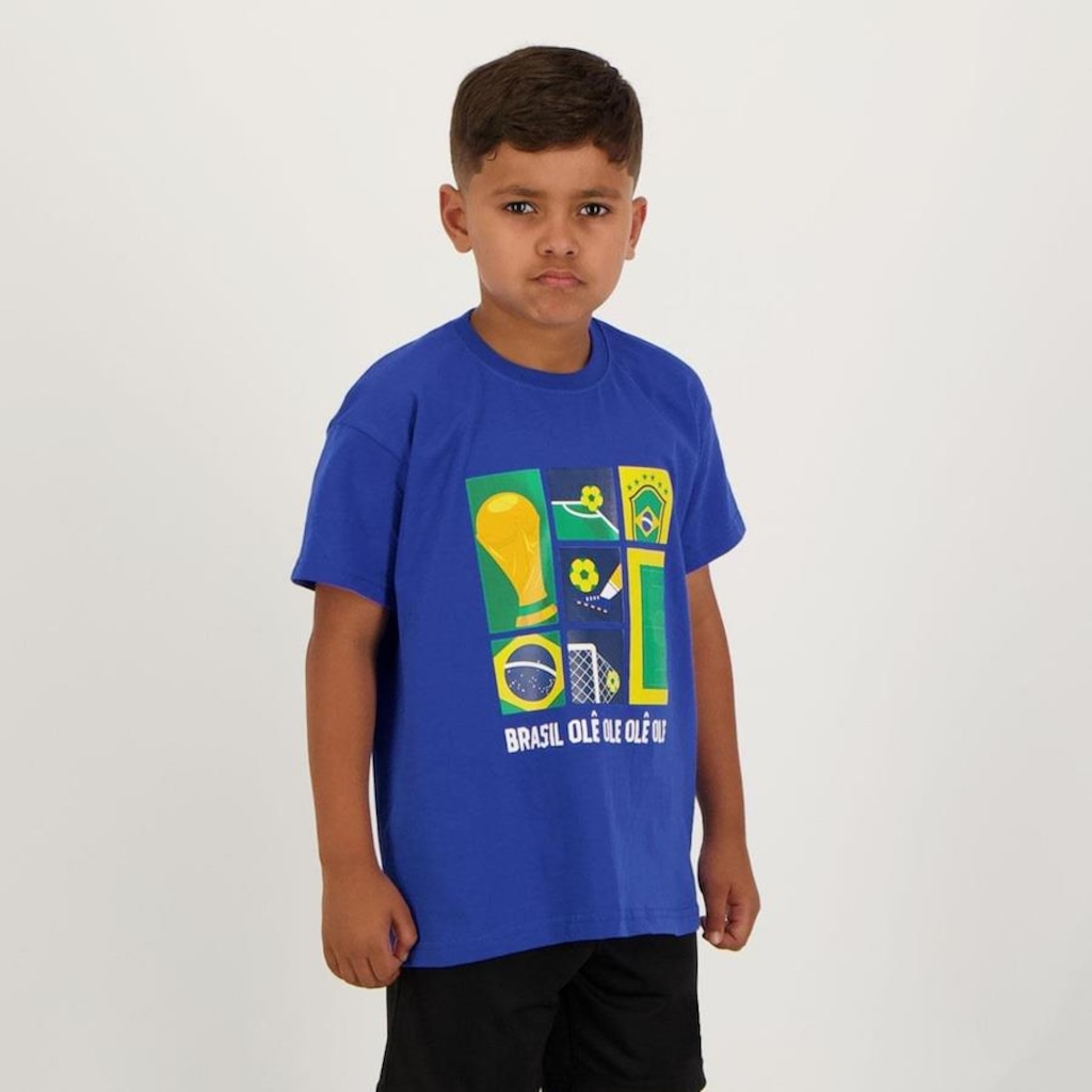 Imagem 2 do produto Camiseta Futfanatics Brasil HQ - Infantil