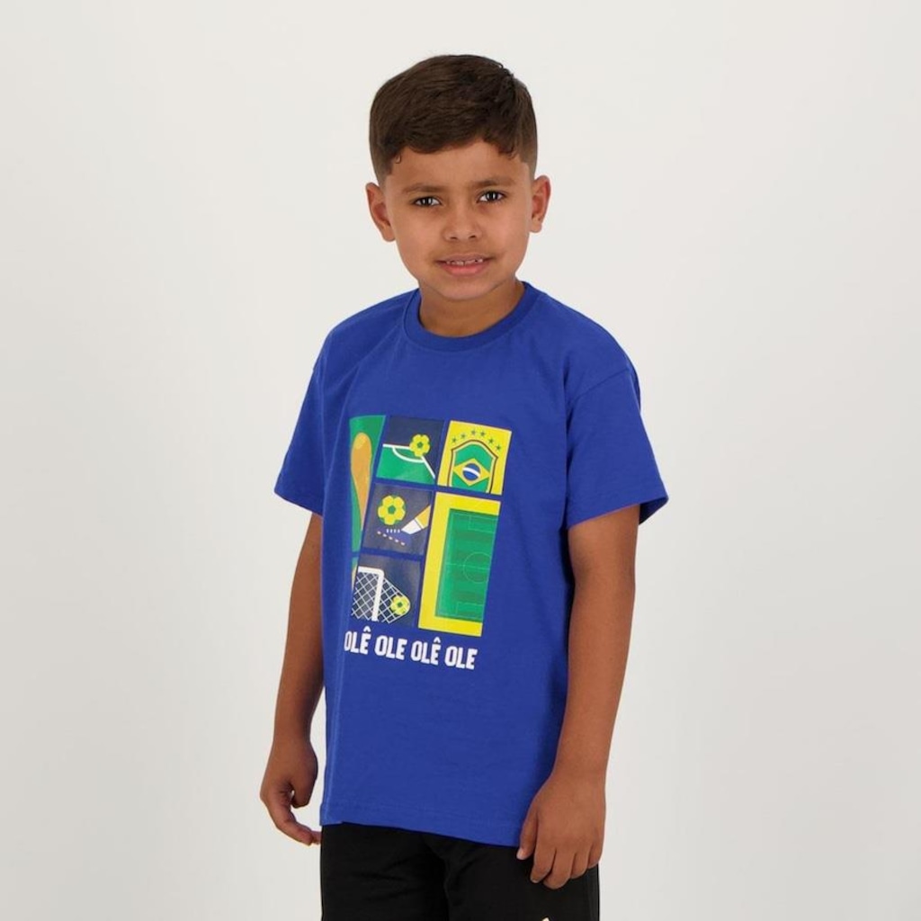 Imagem 4 do produto Camiseta Futfanatics Brasil HQ - Infantil