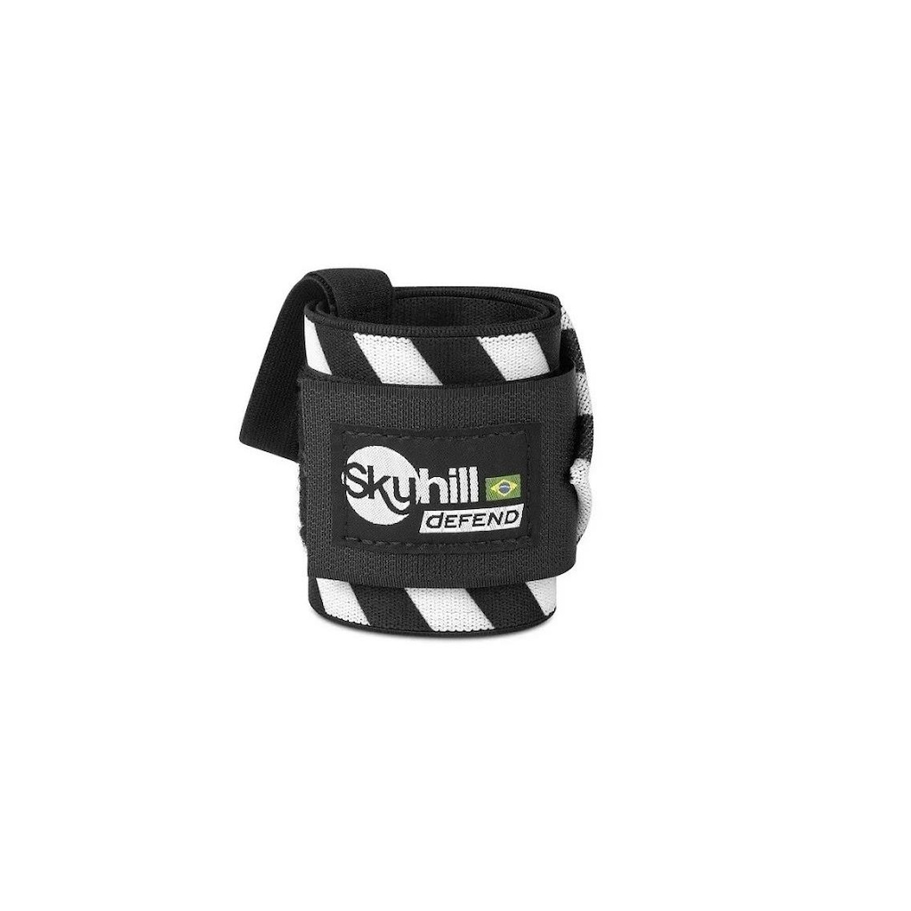Imagem 2 do produto Luvas Palmar Hand Grip Skyhill Competition + Munhequeira Elástica Defend - Adulto
