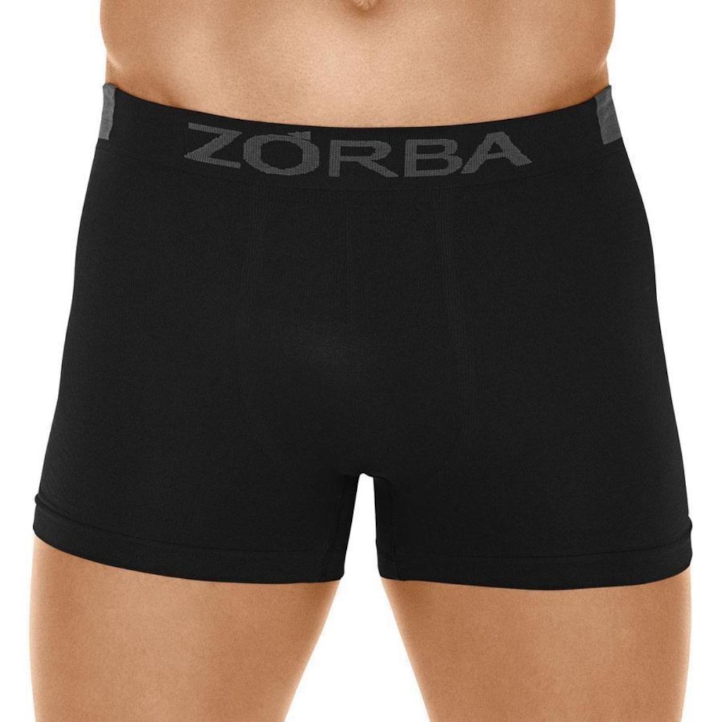 Imagem 2 do produto Kit de Cuecas Zorba Boxer Sem Costura Extreme Sport 836 - Adulto - com 6 Unidades