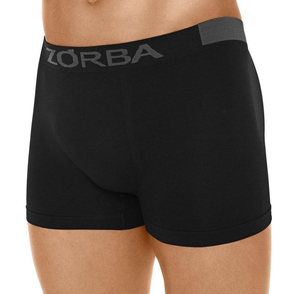 Imagem 3 do produto Kit de Cuecas Zorba Boxer Sem Costura Extreme Sport 836 - Adulto - com 6 Unidades