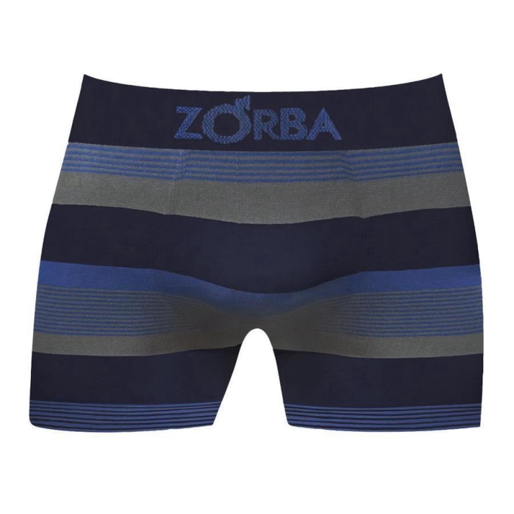 Imagem 2 do produto Kit Cuecas Boxer Zorba Listrada 847 - 6 Unidades - Masculina
