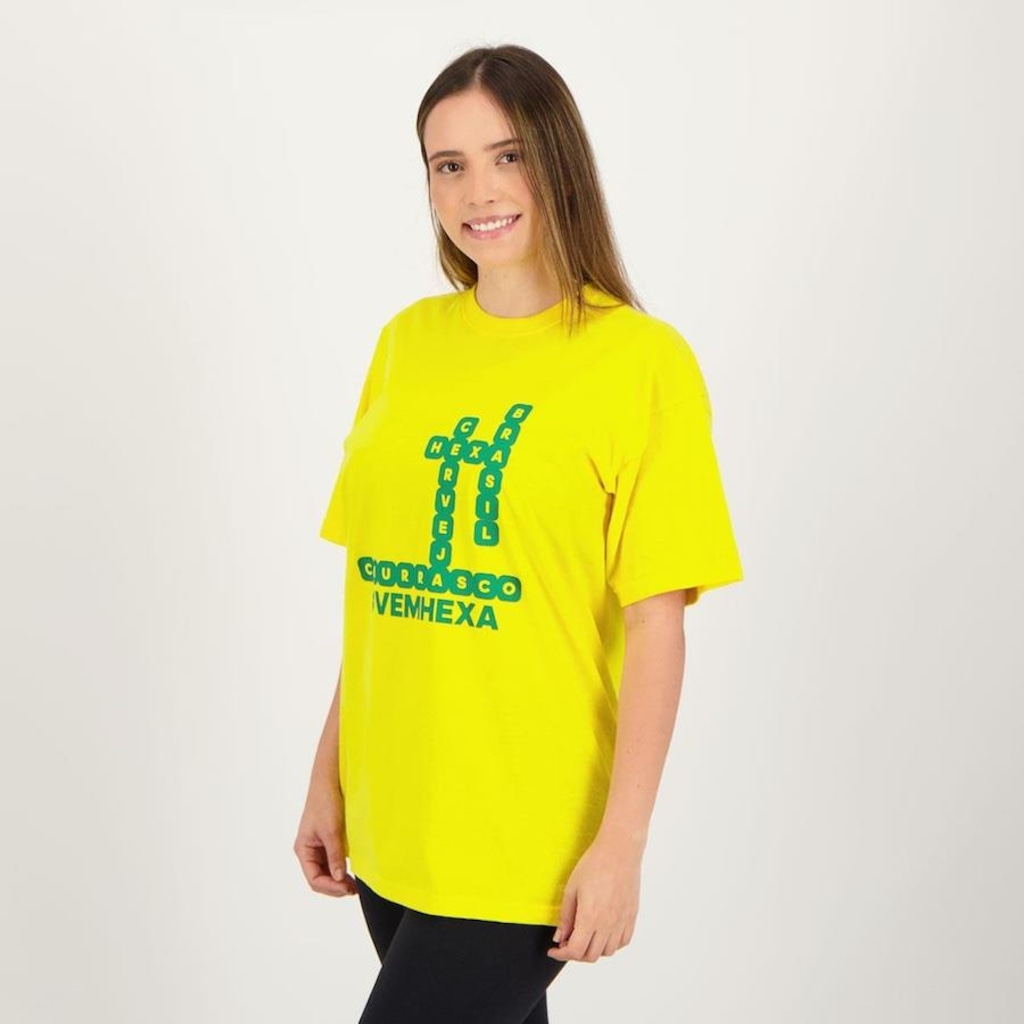 Imagem 5 do produto Camiseta Futfanatics Brasil Cruzadas - Masculina
