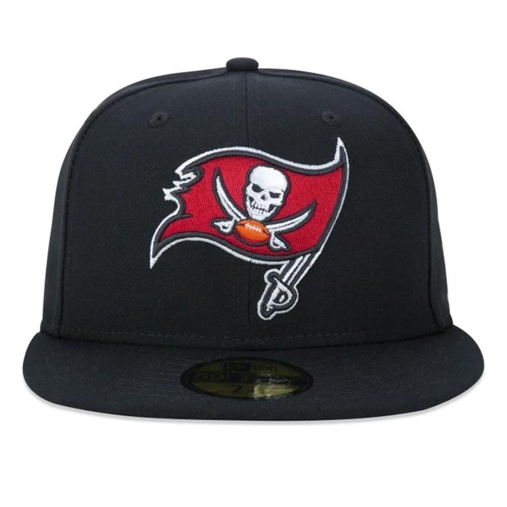 Imagem 3 do produto Boné Aba Reta New Era 59Fifty NFL Tampa Bay Buccaneers - Fechado - Adulto