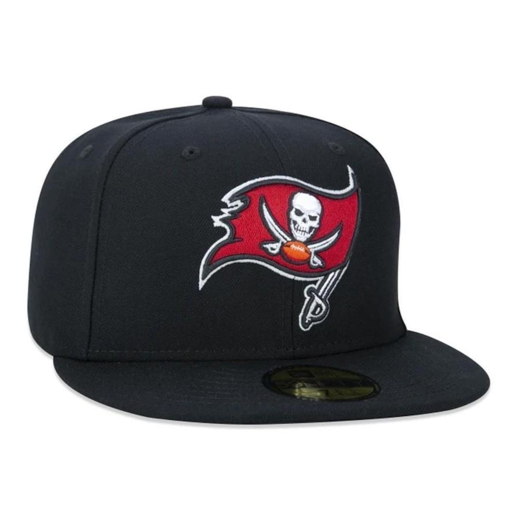 Imagem 4 do produto Boné Aba Reta New Era 59Fifty NFL Tampa Bay Buccaneers - Fechado - Adulto
