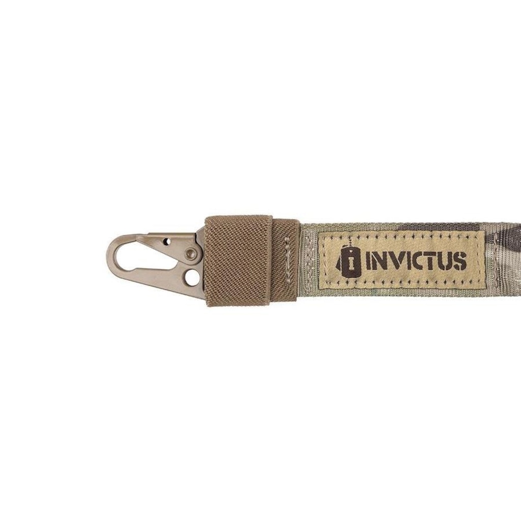 Imagem 2 do produto Bandoleira Tática Invictus Airsoft Strap 1 Ponta Camuflado